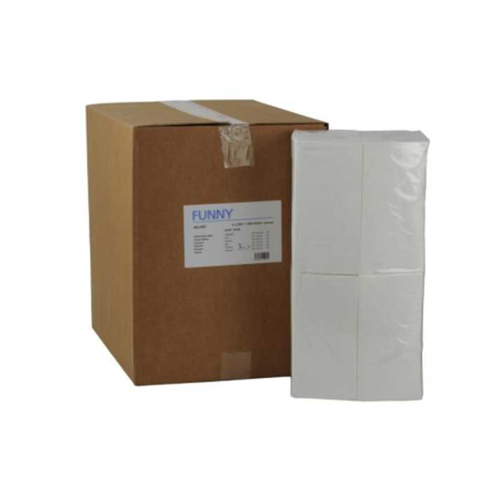 SERVIETTES FUNNY BLANC 40 X 40 CM SERVIETTES FUNNY BLANC 40 X 40 CM