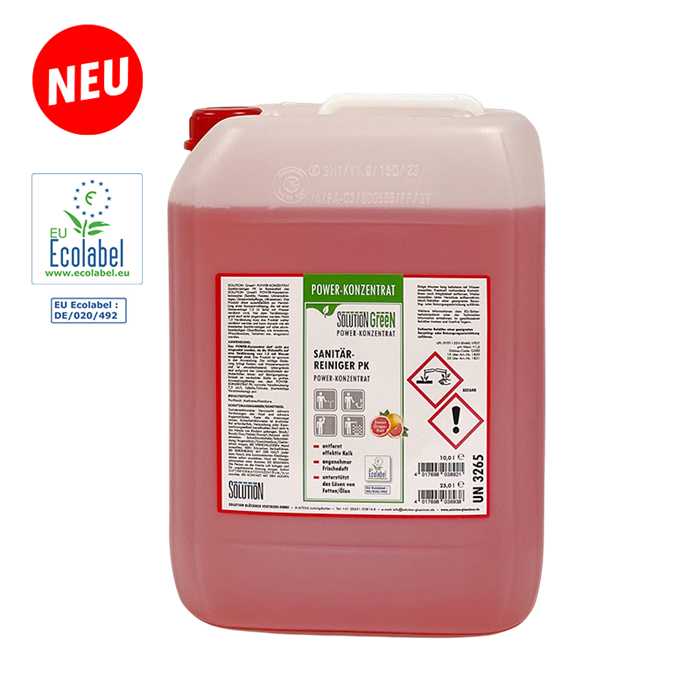 SOLUTION GreeN POWER-KONZENTRAT SANITÄRREINIGER SOLUTION GreeN POWER-KONZENTRAT SANITÄRREINIGER