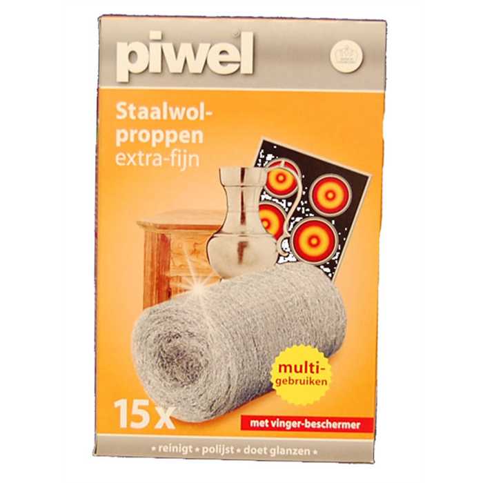 STAHLWOLLEPADS EXTRA-FEIN OHNE SEIFE 15 STÜCK STAHLWOLLEPADS EXTRA-FEIN OHNE SEIFE 15 STÜCK