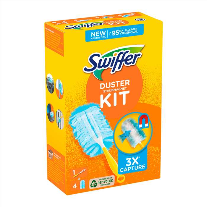 SWIFFER DUSTER CAPTEUR POUSSIERE KIT SWIFFER DUSTER CAPTEUR POUSSIERE KIT