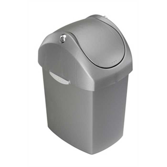 SWING LID CAN 8 L GRIS