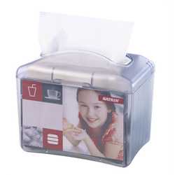 TABLE TOP DISTRIBUTEUR SERVIETTES TRANSPARENT
