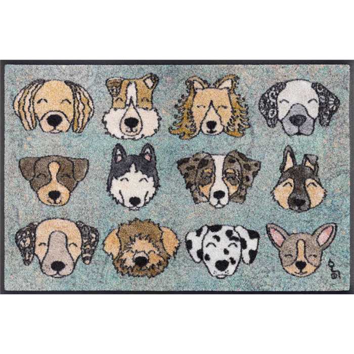 TAPIS GLÜCKSHUNDE 50 X 75 CM TAPIS GLÜCKSHUNDE 50 X 75 CM