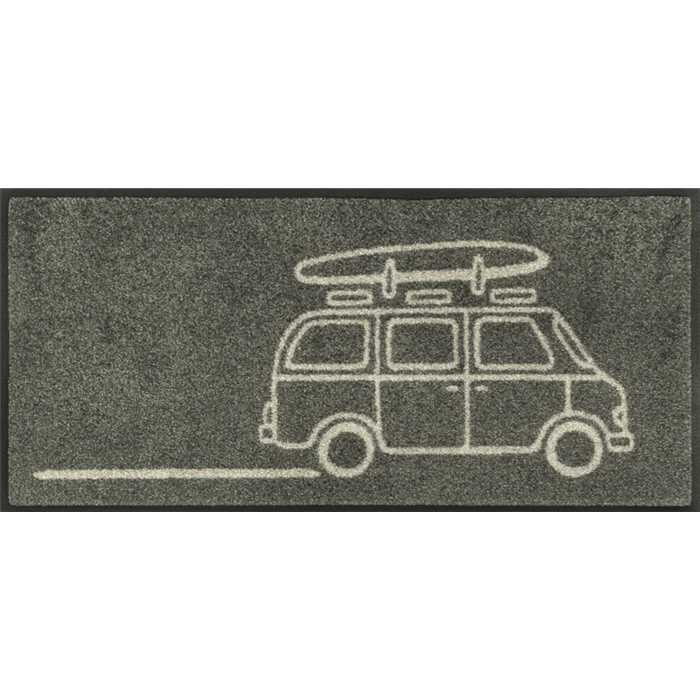 TAPIS TERRACE & GARDEN KEEP IT SIMPLE GREY 35 X 75 CM TAPIS TERRACE & GARDEN KEEP IT SIMPLE GREY 35 X 75 CM