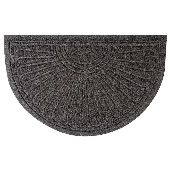 TEPPICH DUNE 55 X 85 CM HALFMOON DARK GREY TEPPICH DUNE 55 X 85 CM HALFMOON DARK GREY