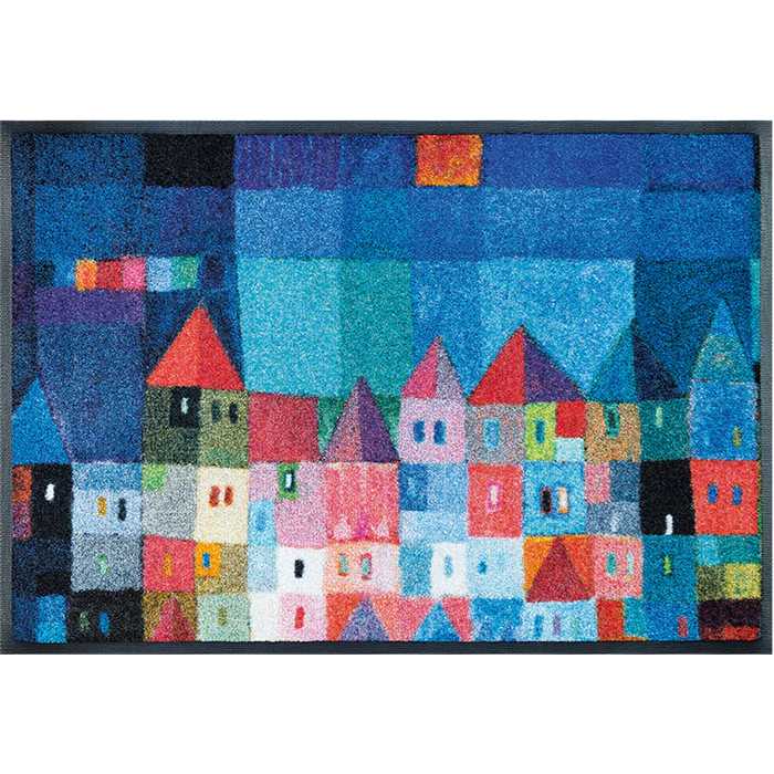 TEPPICH SPECIAL ART COLOURFUL HOUSES 50 X 75 CM TEPPICH SPECIAL ART COLOURFUL HOUSES 50 X 75 CM