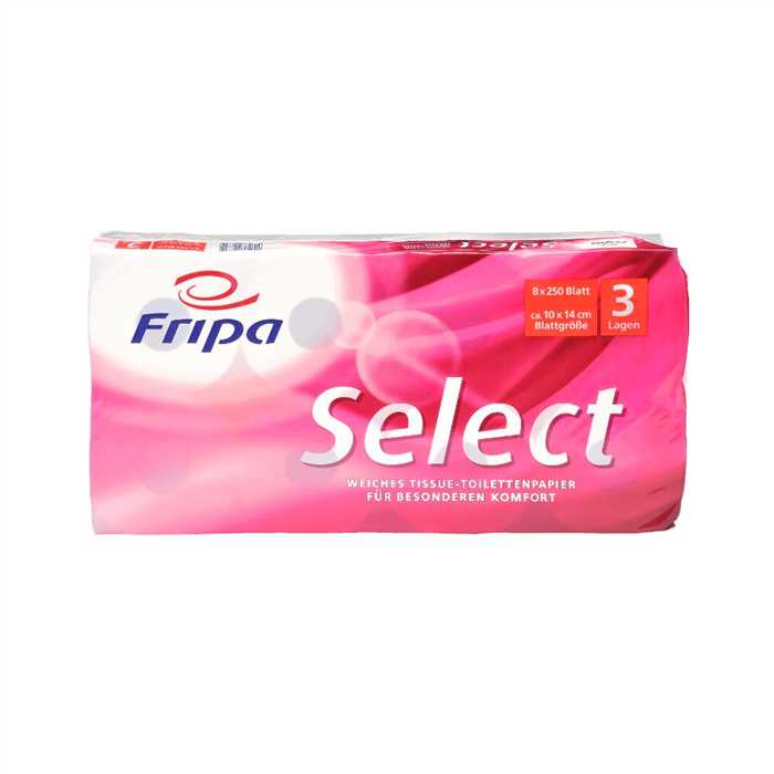 TOILETTENPAPIER SELECT 3-LAGIG WEISS 48 ROLLEN TOILETTENPAPIER SELECT 3-LAGIG WEISS 48 ROLLEN