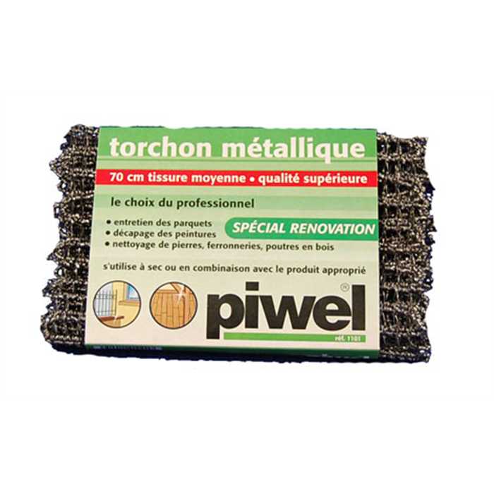 TORCHON METALLIQUE EN FIL CLAIR FINESSE MOYEN TORCHON METALLIQUE EN FIL CLAIR FINESSE MOYEN